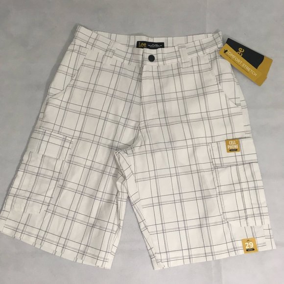 Lee Other - Men's Lee Performance Cargo Shorts White